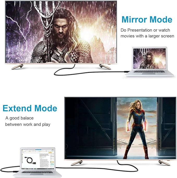HDMI to DVI Cable 5-Pack, 6 Ft Bidirectional DVI-D to HDMI Male to Male High Speed Adapter Cable Support 1080P Full HD (5, Black)