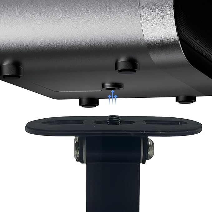Projector Stand, Desktop and Ceiling Bracket, Ceiling Projector Mount, Adjustable 180-Degree Rotation, Dual Universal Joints (Mini Projection Desktop Stand)