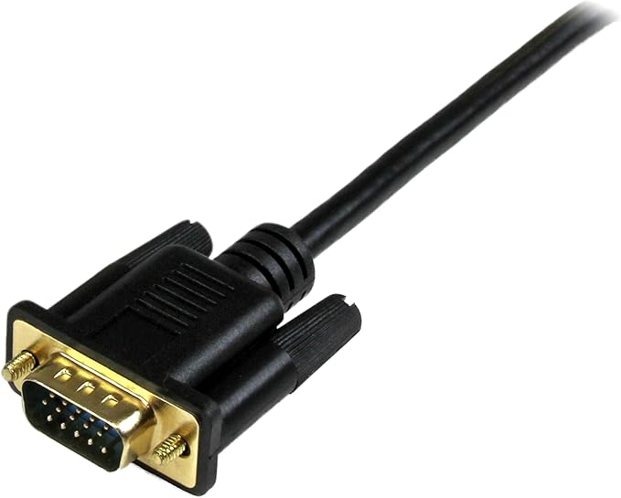 StarTech.com HDMI to VGA Cable - 10 ft / 3m - 1080p - 1920 x 1200 - Active HDMI Cable - Monitor Cable - Computer Cable (HD2VGAMM10)