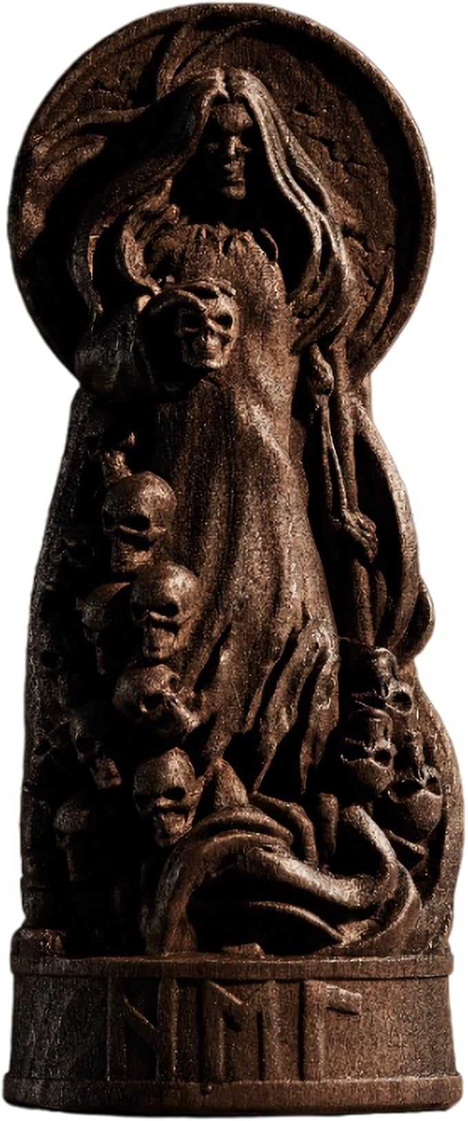 Hel Norse Goddess, Hel Viking Goddess, Pagan Altar Figure, Norse Gods, Pagan Statue, Scandinavian Goddess, Viking Statue, Norse Pantheon (Black)