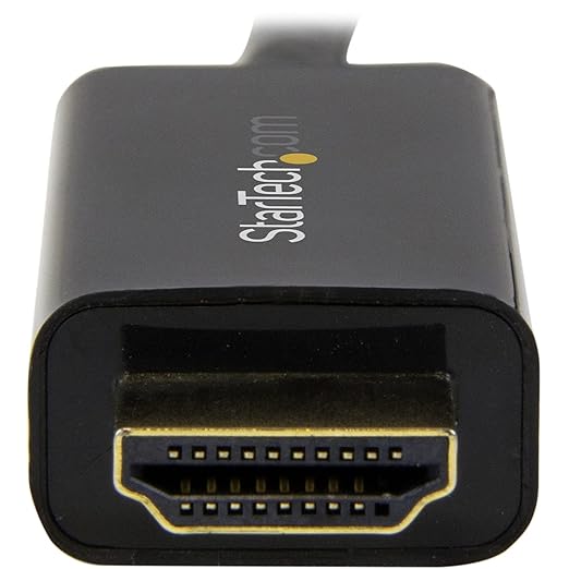 StarTech.com Mini DisplayPort to HDMI Adapter Cable - mDP to HDMI Adapter with Built-in Cable - Black - 3 m (10 ft.) - Ultra HD 4K 30Hz