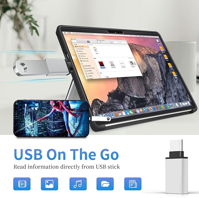 [10 Pack] USB to USB C Adapter, Type A Female to C Male Charger Cable Converter for iPhone 15 14 13Pro Max, Apple Watch Ultra iWatch 9 8, MacBook Pro,iPad 10 9,Samsung Galaxy S20-23 and More,Silver