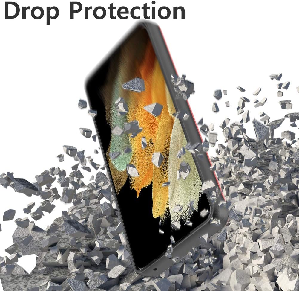 GOOSPERY Sky Slide for Galaxy S21 Ultra Case 6.8" (2021), Card Holder Case, Dual Layer Protective Bumper with Wallet