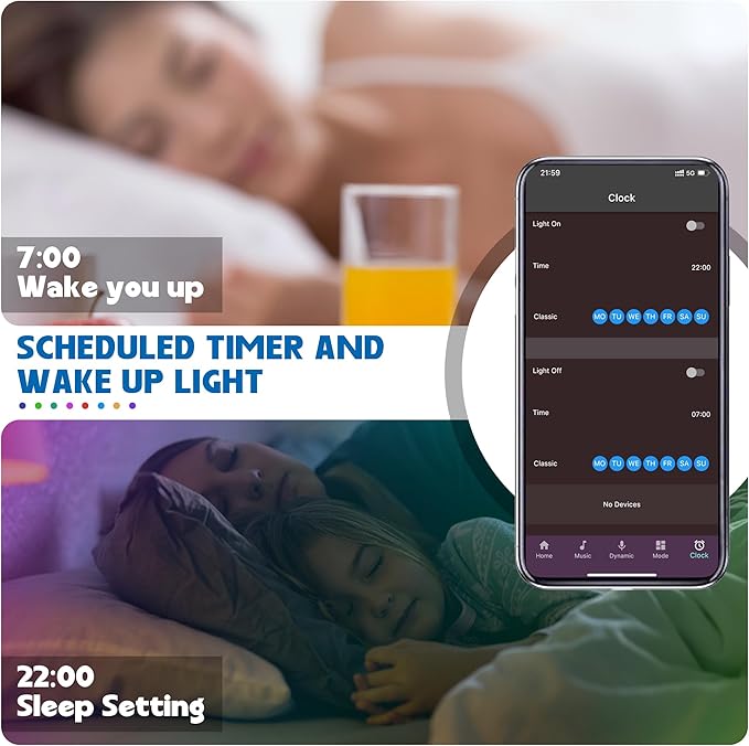 QZYL LED Lights for Bedroom, 50FT RGB LED Strip Lights with 44 Keys IR Remote, Smart LED Light Strip with Adhesive Backing Adjustable Brightness App Control for Bedroom Party Decoration