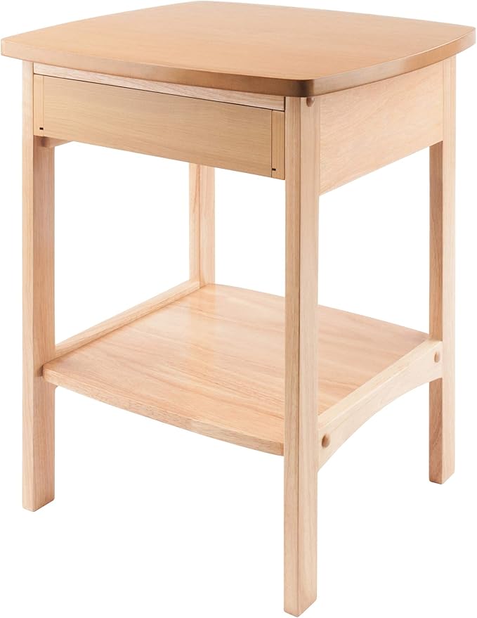 Winsome 82218 Wood Claire Accent Table, Natural 18 inches
