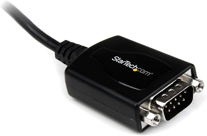 StarTech.com 1 ft. USB to RS232 Serial DB9 Adapter Cable with COM Port Retention - Up to 920 kpbs USB A to DB9 Serial Adapter , TAA (ICUSB232PRO)
