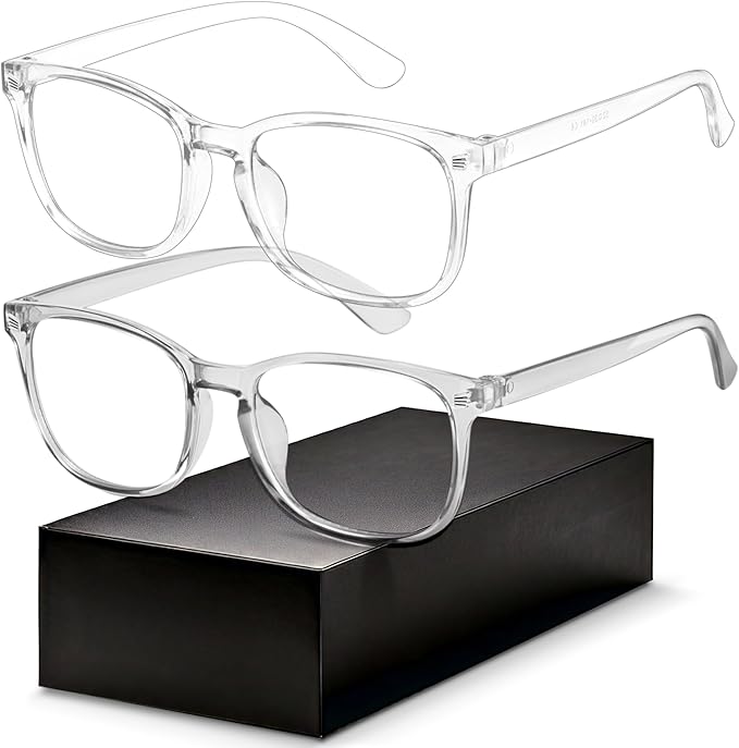 Gaoye Blue Light Glasses for Men - Blocking Square Eyeglasses, Anti UV Ray Computer Gaming Glasses Blue Blockers for Women