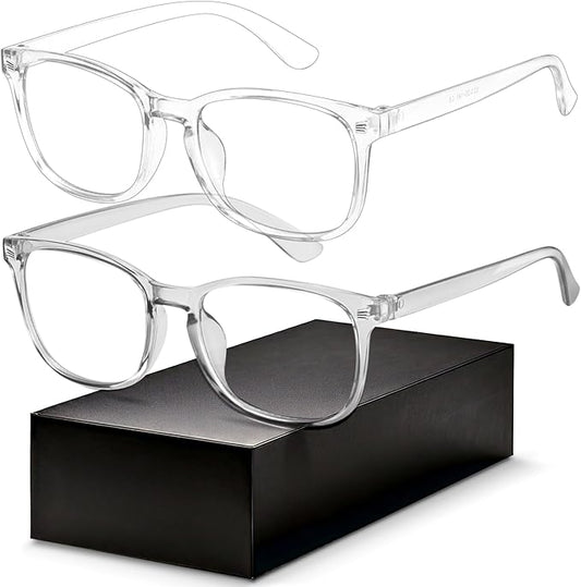 Gaoye Blue Light Glasses for Men - Blocking Square Eyeglasses, Anti UV Ray Computer Gaming Glasses Blue Blockers for Women