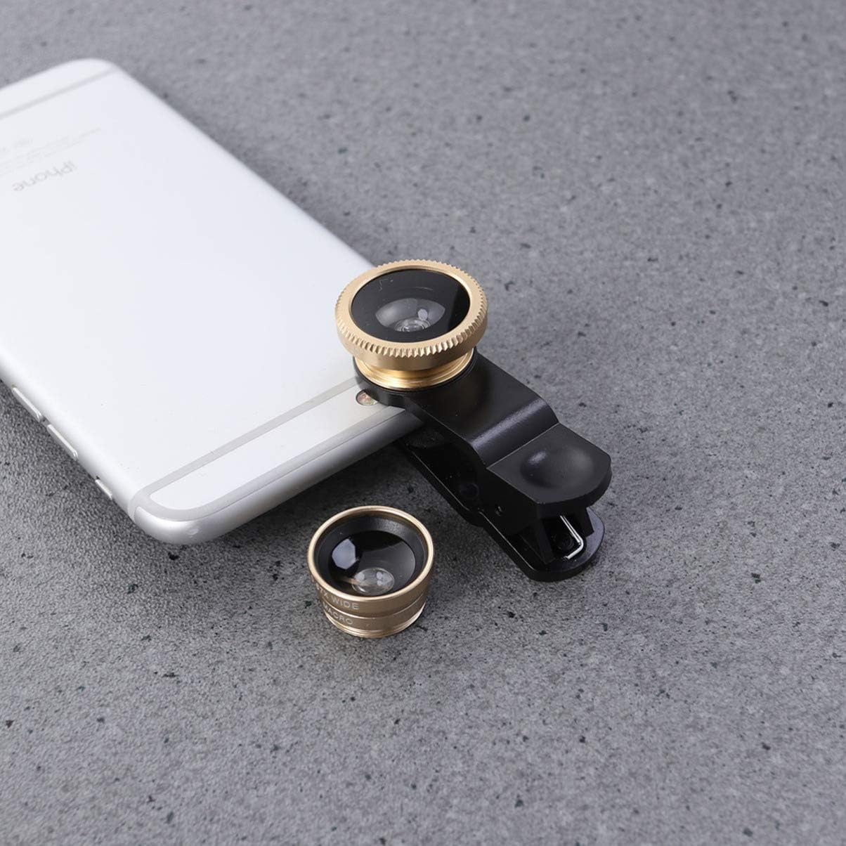 Portable Fish Kit and Mobile Accessories Macro On Camera, Universal Clip-on Lens for Phones, Wide Lens for Smartphones