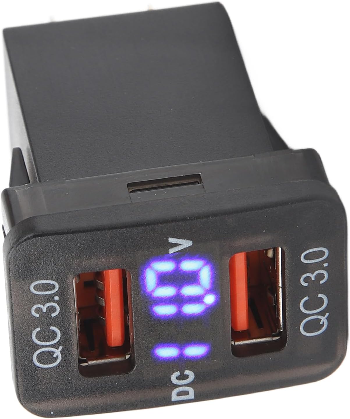 Fast Charge Dual USB Port Charger Socket with QC3.0 for FJ Cruiser Hilux Tacoma, Compatible with Mobile Phones