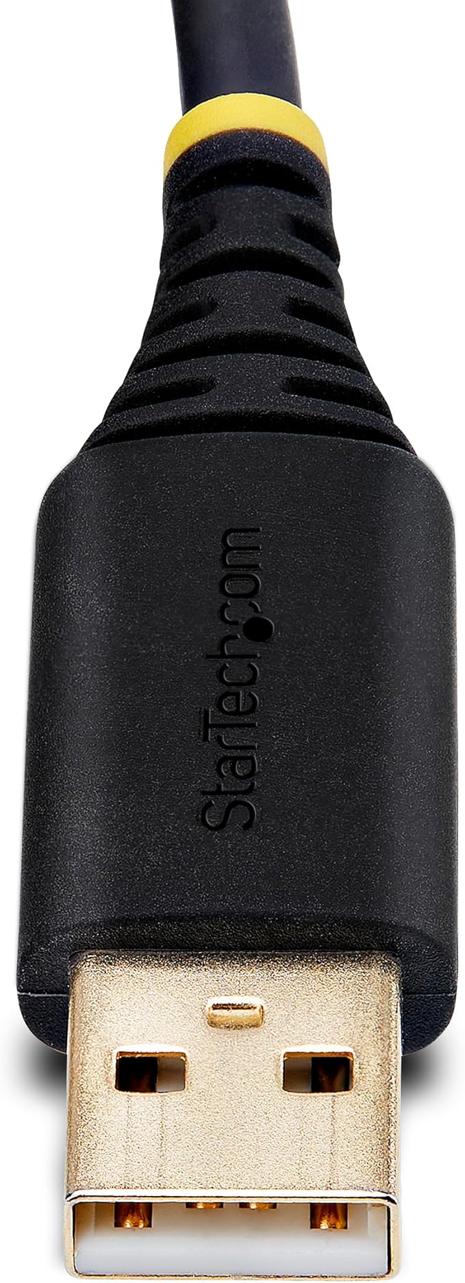 StarTech 3ft (1m) USB to Null Modem Serial Adapter Cable, COM Retention, FTDI, USB-A to RS232, LED Indicators, Changeable DB9 Screws Nuts
