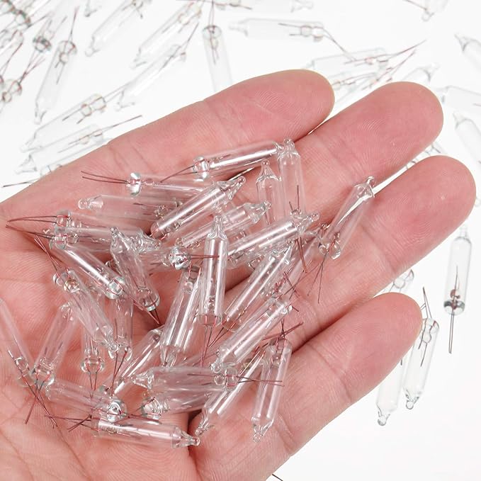 Mudder 200 Count 2.5V Christmas 50/100/150/200 Count Mini Incandescent Wire String Lights Replacement Bulbs Indoor/Outdoor Christmas Lights Decorations for Home Xmas Tree(Warm White)