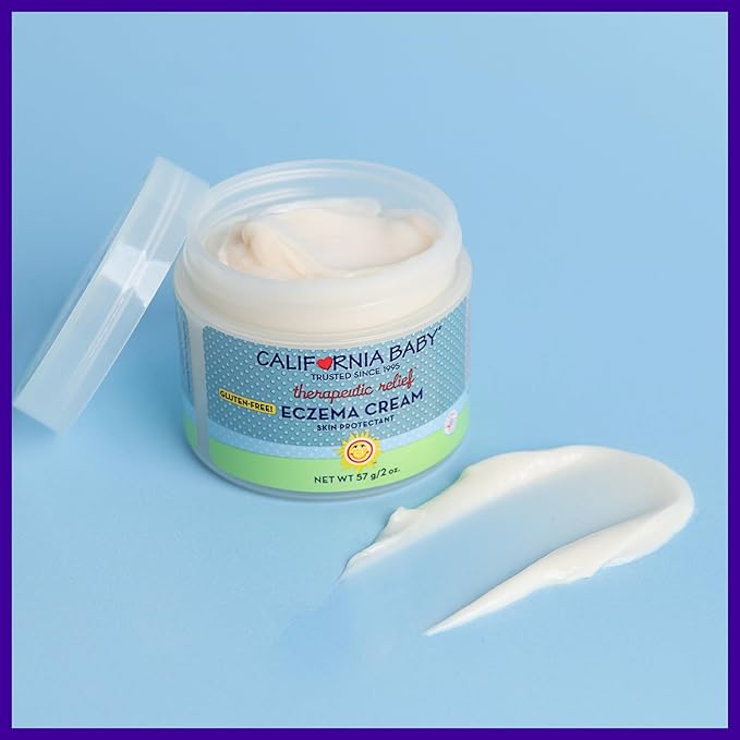 California Baby Eczema Treatment Set | 2oz Eczema Cream + 8.5oz Eczema Body Wash | Colloidal Oatmeal + Aloe Vera | Steroid-Free | Hypoallergenic