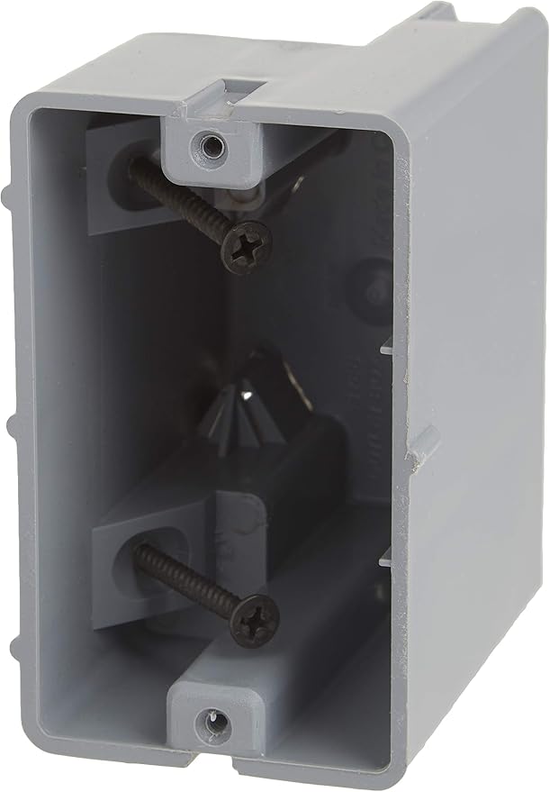 Southwire Southwire MSB1G One Gang Device Box with Depth Adjustable; Heavy Duty 42lb; Gray