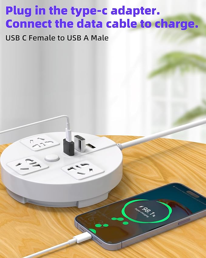 USB C Female to USB Male Adapter for iPhone 16 Cable Compatible for Samsung for iPad Connector Type C Data Transfer Converter Extension USB-A Plug Charger Adaptor Notebook Computer Power Accessories