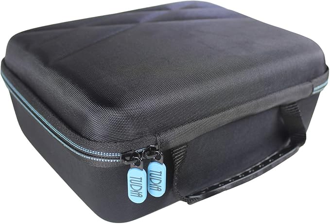 TUDIA EVA Empty Portable Hard Storage Carrying Travel Case For Mini Projector and Accessories Compatible with TMY, Aurzen, NICPOW, HAPPRUN, CiBest, HOMPOW, ELEPHAS, NISOO, PANSEBA, VOPLLS and NICPOW