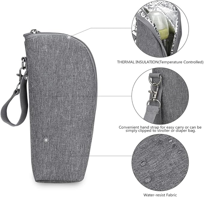 Handy Bottle Bag Milk Bottle Storage Bottle Thermal Pouch Bottle Bag Infant Bottle Pouch Milk Bottle Bag Bottle Oxford Cloth Storage Bag Travel