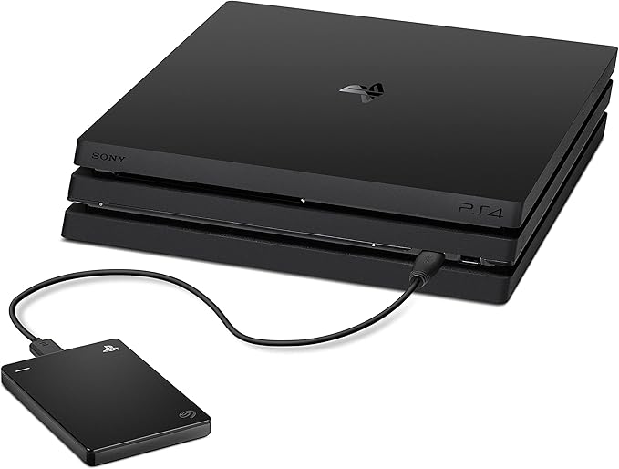 Seagate Game Drive, 2TB, Portable External Hard Drive, Compatible with PS4 and PS5 (STGD2000200)