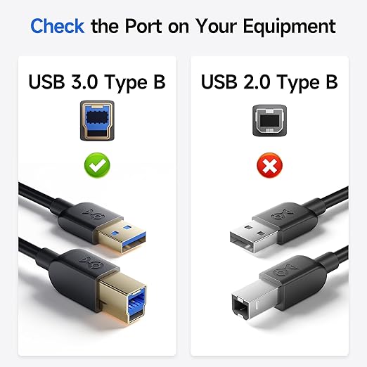 Cable Matters 5Gbps Long USB 3.0 Cable - 15ft, USB A to B Cable, USB3 Cord with Type-B 3.0 Connector for Hard Drive Enclosure/Built-in Hub and More, Black