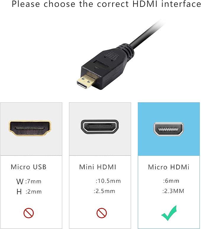 XMSJSIY Micro HDMI to VGA Audio Adapter Converter 1080p Full HD Micro HDMI Male to VGA Female Interface for Desktop Monitors Projectors Laptops Tablets