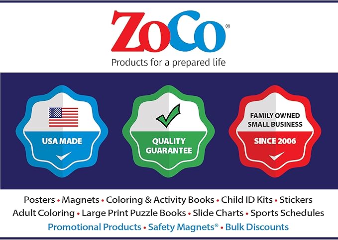 Safety Magnets by ZOCO – 250-Pack Custom CPR & Choking First Aid Magnet – 8.5"x11" Laminated Cards – Personalized with Logo – Branded Safety Handout for Offices, Caregivers & Healthcare