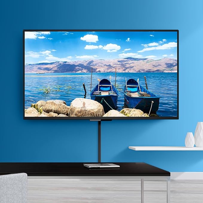 Yecaye TV Cord Hider, 42In Large Cable Hider Black, Wire Covers for 4 Cords, Wire Hiders for TV on Wall, Cable Raceway Concealer, W1.18in H0.6in, Black