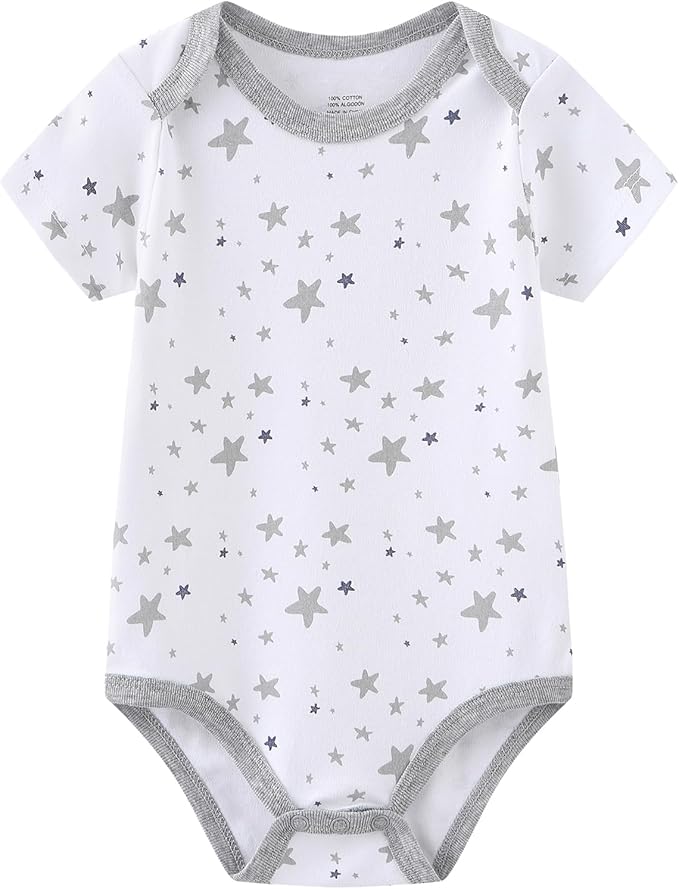 Baby Bodysuit and Pant Set 10-pcs Cotton Soft Newborn Boy Girl Clothes Outfits
