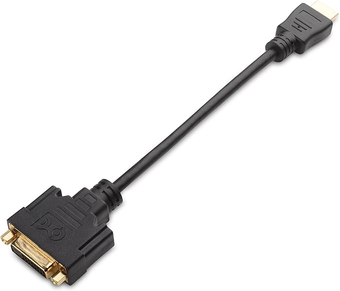 Cable Matters 2-Pack Bi-Directional HDMI to DVI Male to Female, DVI to HDMI Female to Male Cable Adapter - 5 Inches