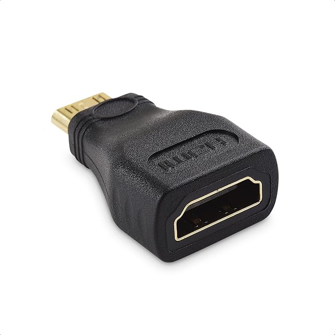 Cable Matters Mini HDMI to HDMI Adapter, Male to Female, Black