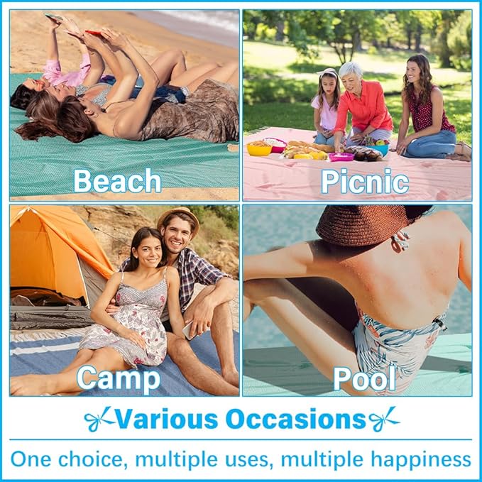 Oversized Turkish Beach Towel Blanket XXL Cotton Sandproof Towels Boho Woven Extra Large Big Sand Free Giant Throw Thick Blankets Huge Quilt XL Picnic Camping Necessities Cloud For Adult Gifts