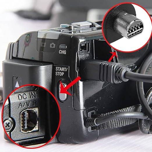 NFHK VMC-15FS 10pin to USB Data Sync Cable for Sony Digital Camcorder Handycam