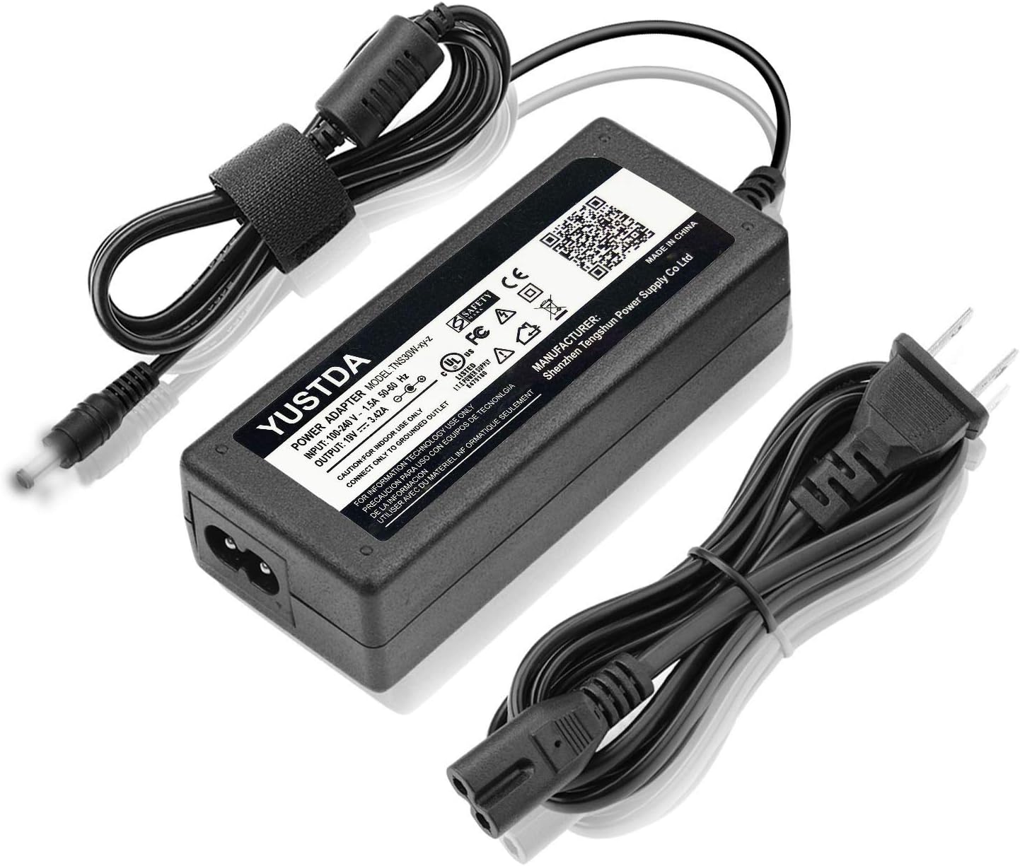 YUSTDA 19V AC/DC Adapter Compatible with Inogen One G3 External Battery Charger, 19VDC 3.16A - 4.73A