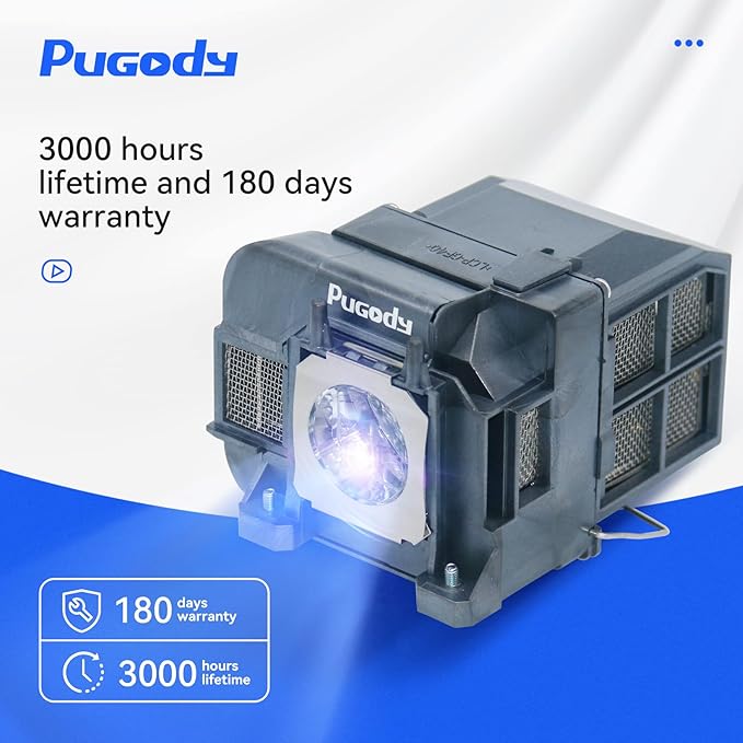 ELPLP75/V13H010L75/ELPLP74/V13H010L74 Replacement Projector Lamp Bulb for Epson PowerLite 1940W 1945W 1950 1955 1960 1965 EB-1930 EB-1935 EB-1940W EB-1945W EB-1950 EB-1955 EB-1960 EB-1965
