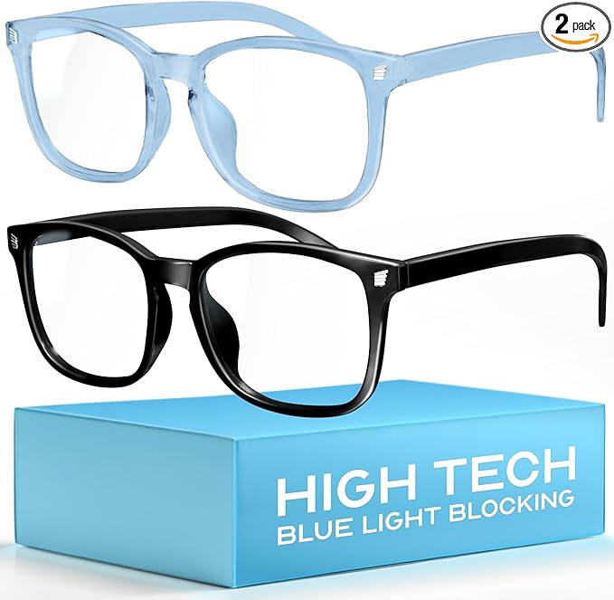 livho High Tech Blue Light Glasses - Advanced Blue Light Blocking Computer Glasses - Screen Fatigue & UV Protection