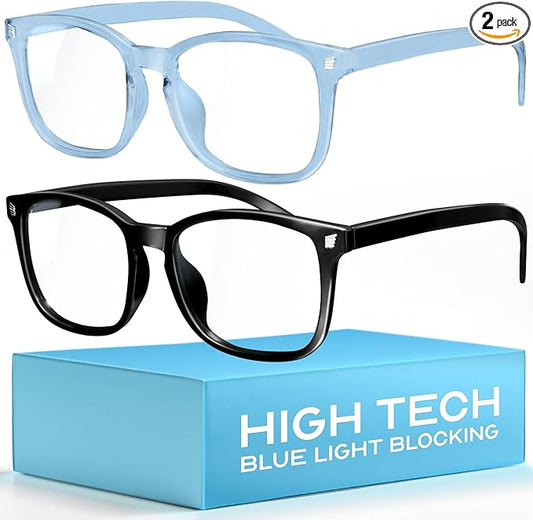 livho High Tech Blue Light Glasses - Advanced Blue Light Blocking Computer Glasses - Screen Fatigue & UV Protection