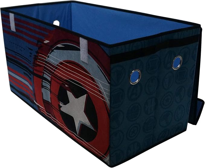Idea Nuova Marvel Avengers Collapsible Children’s Toy Storage Trunk, Durable with Lid