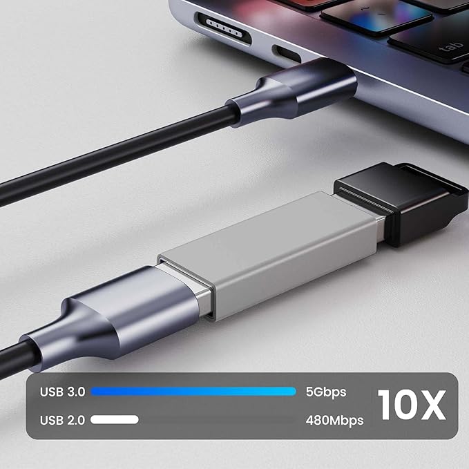 4Pack USB Female to Female Adapter for Connecting Two USB Male Ends Devices,Usba Extension Connector Compatible with MacBook Pro/Air, IPad Pro Google Pixel,Apple Etc.