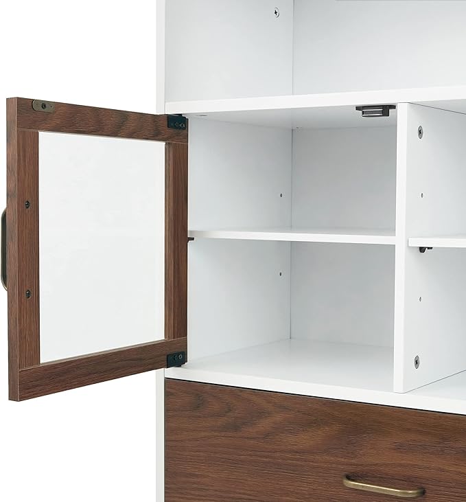 Teamson Home Tyler Wooden Storage, Floor Cabinet