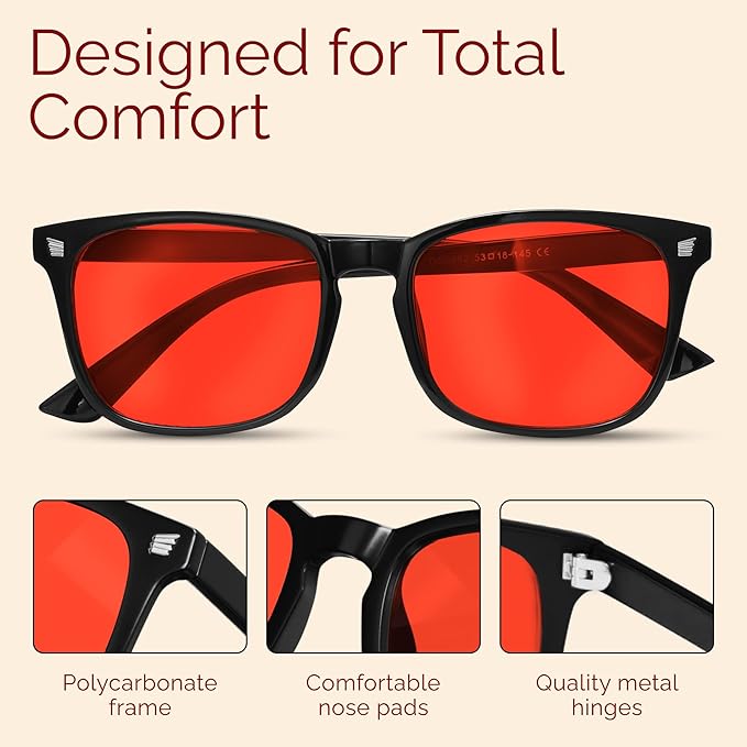 livho High Tech Blue Light Glasses - Advanced Blue Light Blocking Computer Glasses - Screen Fatigue & UV Protection