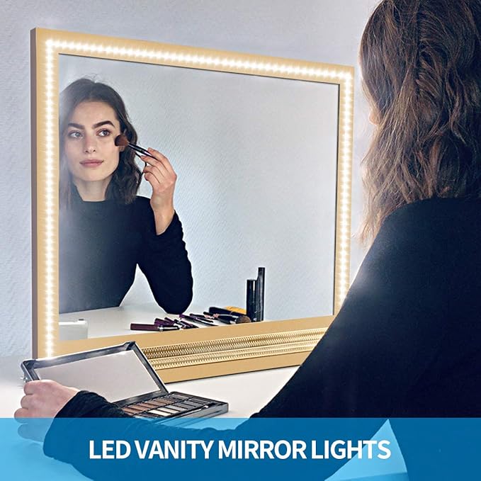 Led Strip Lights 50.5ft White Dimmable Led Light Strip Flexible Rope Lights Kits with 24v Etl Power Supply, Adhesive Clips, Dimmer Switch and Connectors for Indoor Decor