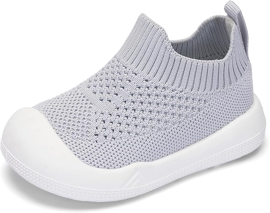 Engtoy Baby Shoes & Socks - Non-Slip Breathable Slippers with Soft Rubber Sole - Baby Boys & Girls Slip On Sneakers