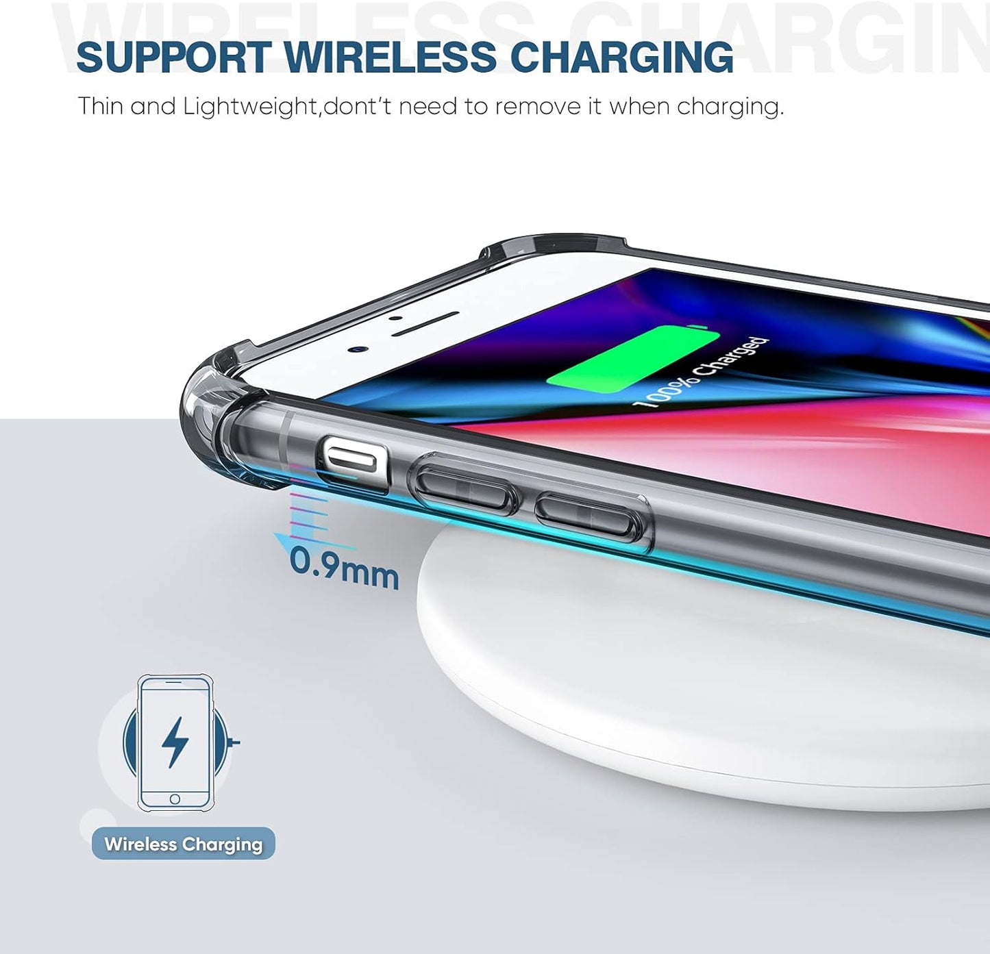 ORIbox Case Compatible with iPhone 7 Plus and 8 Plus, Shockproof Protection with 4 Corners