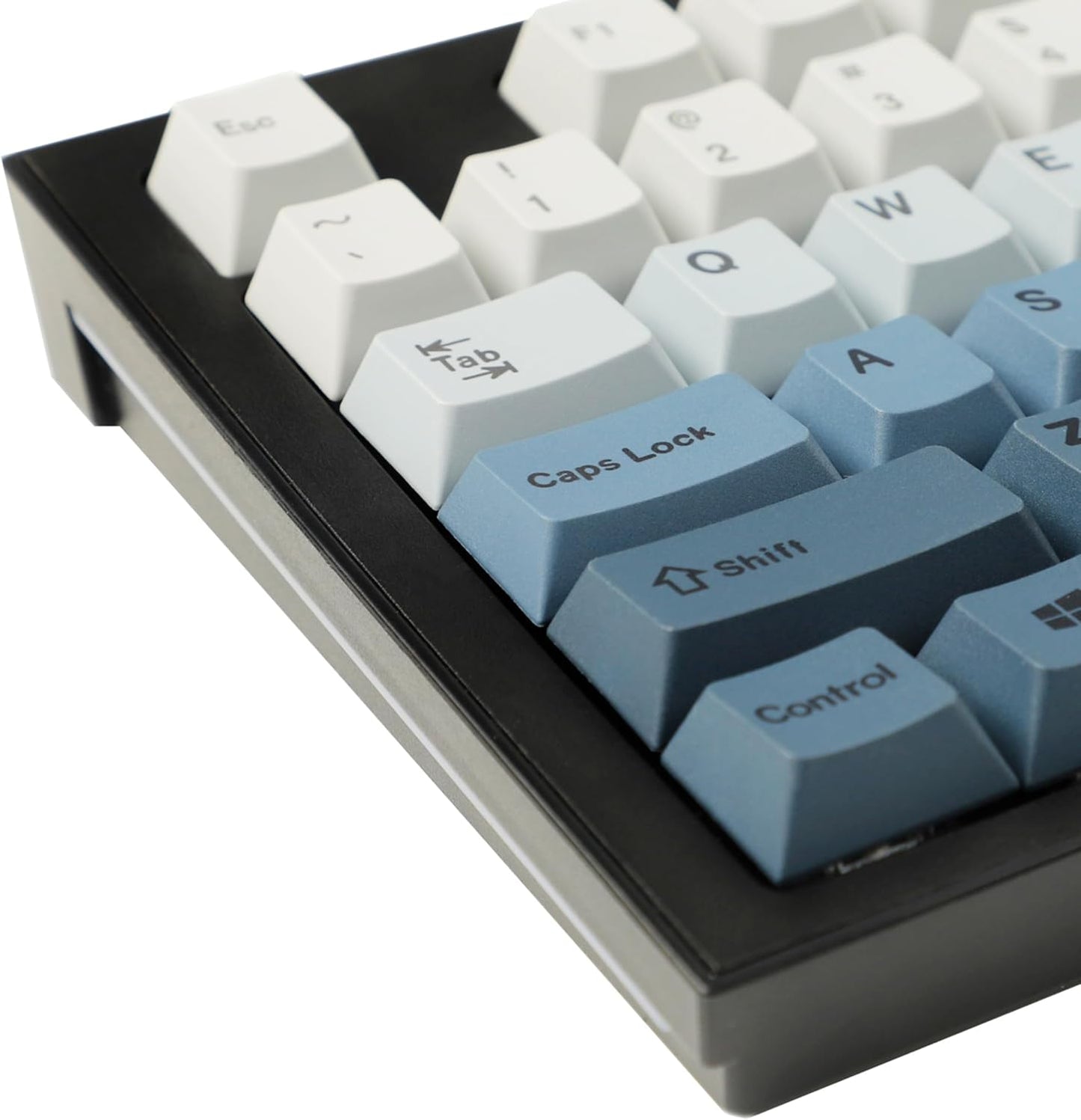 YMDK PBT Gradient Keycaps Cherry Profile Dye Sub Mac Keyset for ANSI ISO 104 TKL GK61 96 75 GMMK NCR80 Mx 1.7mm
