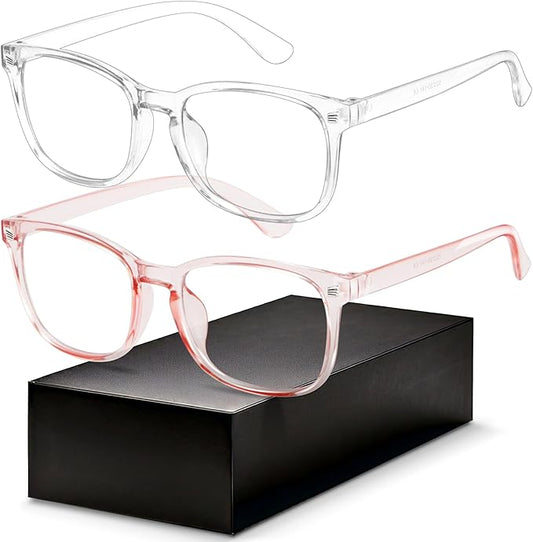 Gaoye Blue Light Glasses for Men - Blocking Square Eyeglasses, Anti UV Ray Computer Gaming Glasses Blue Blockers for Women