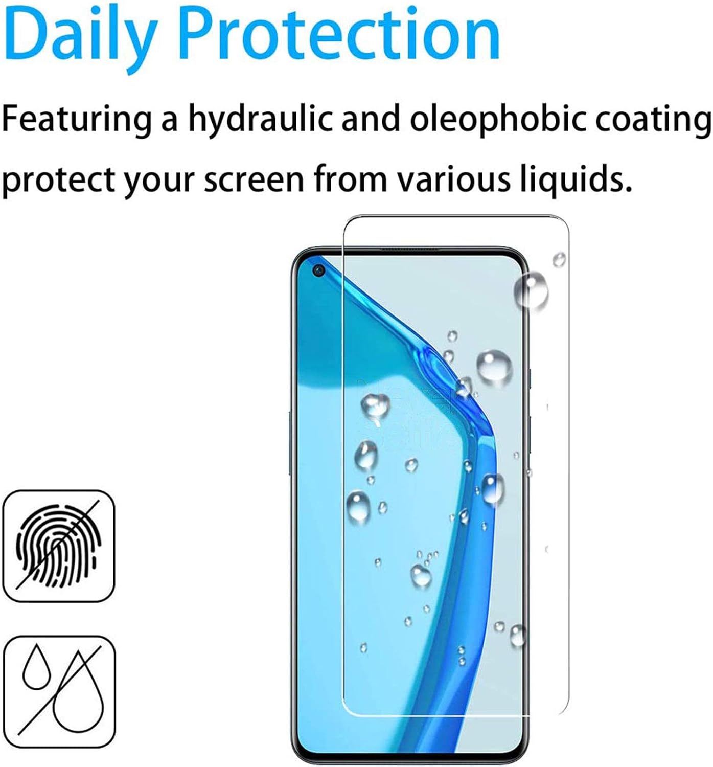 For Doogee DK10 Screen Protector Tempered Glass, [1 Pack] High Clear [9H Hardness] Protective Film