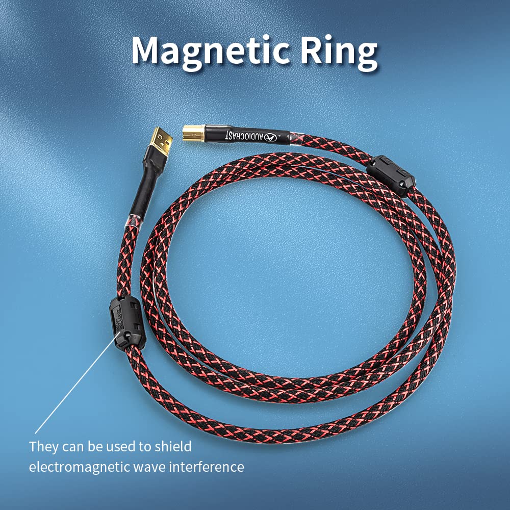 2.0 (1m/3.28ft) Tertullus HiFi USB Cable A to B Digital Audio Audiophile Cable