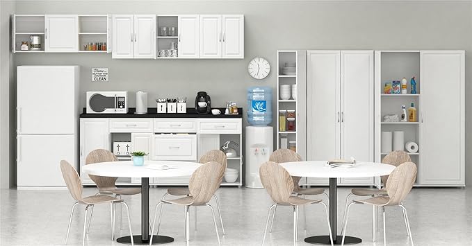 SystemBuild Evolution Kendall 54" Wall Cabinet in White