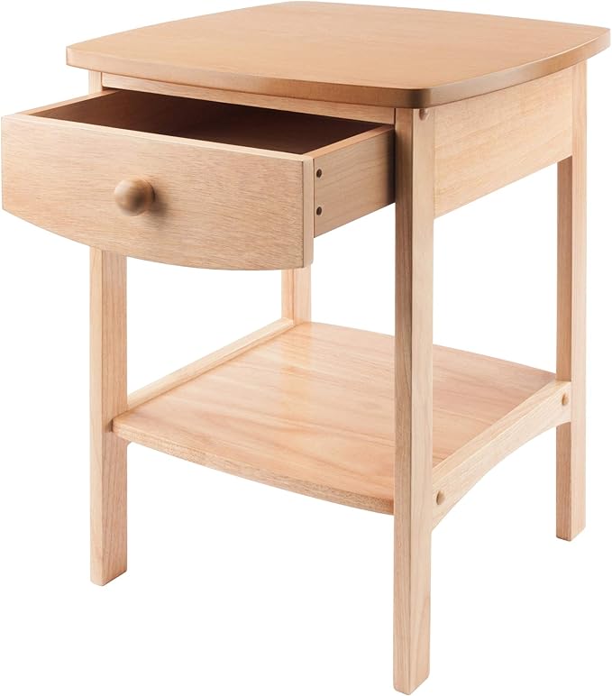 Winsome 82218 Wood Claire Accent Table, Natural 18 inches