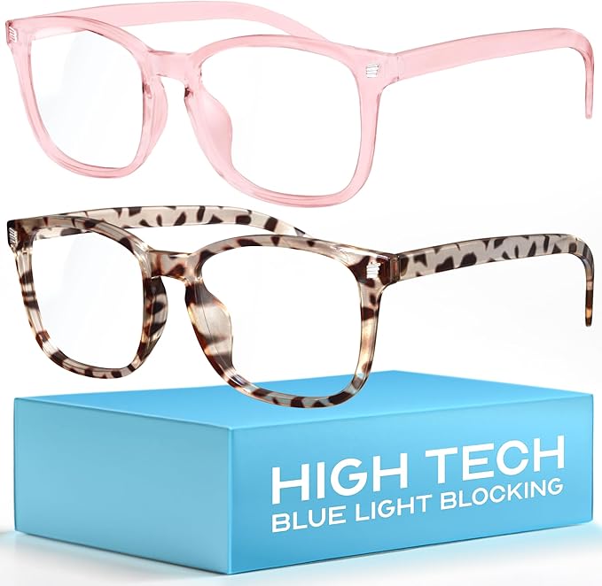 livho High Tech Blue Light Glasses - Advanced Blue Light Blocking Computer Glasses - Screen Fatigue & UV Protection