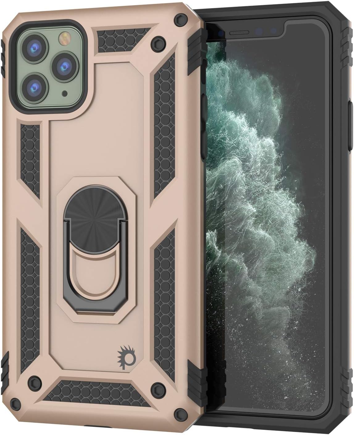 Punkcase ArmorShield Series Case for iPhone 11 Pro, Military Style Protective Dual Layer with Kickstand